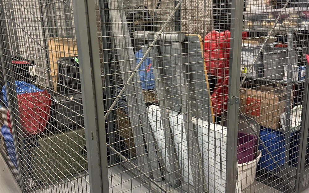 View of storage area